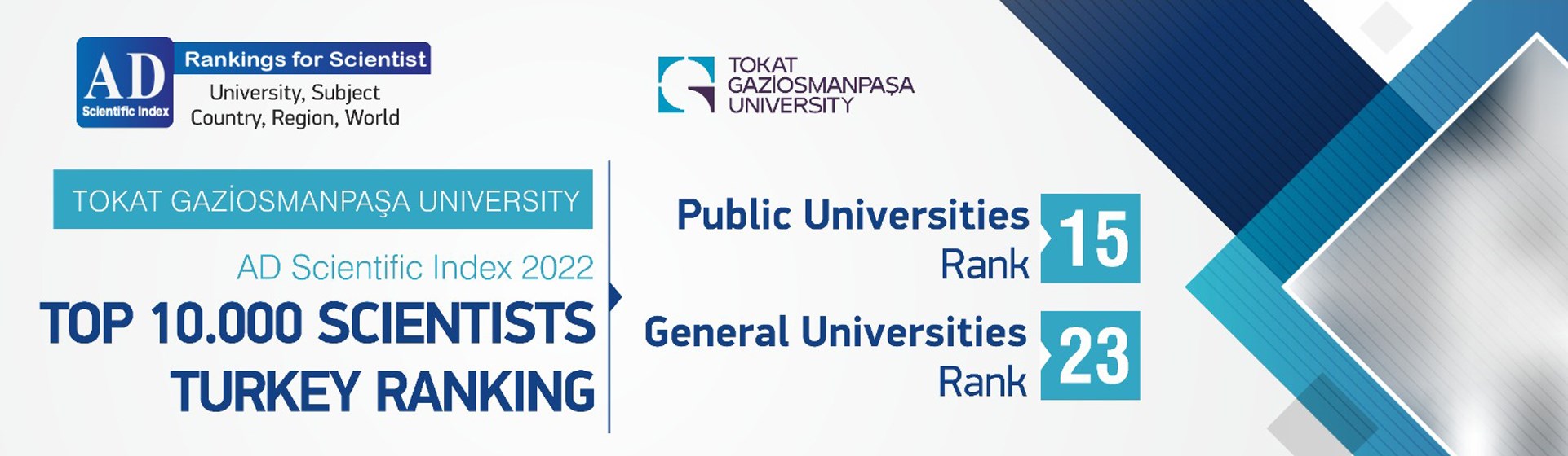 TOGÜ is Among the Most Influential Universities of Our Country in the 